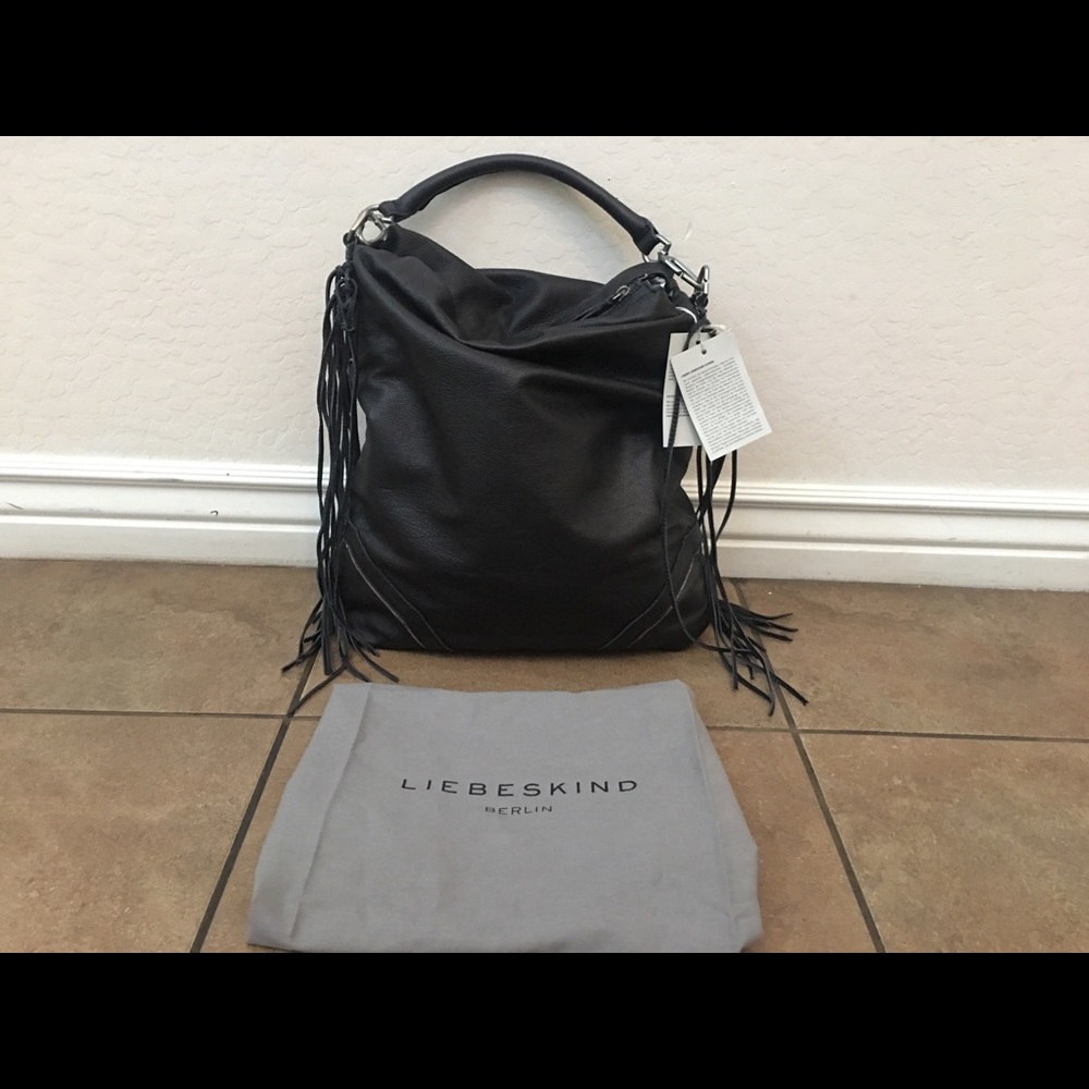 NWT Liebeskind Nairobi Tokio Leather Fringe Bag